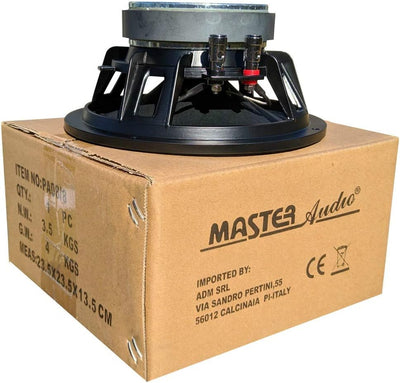 1 MASTER AUDIO PA08/8 Lautsprecher tieftöner 20,00 cm 200 mm 8" 240 watt rms 480 watt max impedanz 8