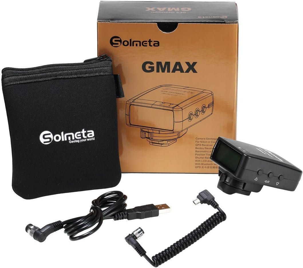Geotagger GMAX, Kamera GPS Empfänger für Nikon Df, D750, D610, D600, D7200, D7100, D7000, D5500, D53