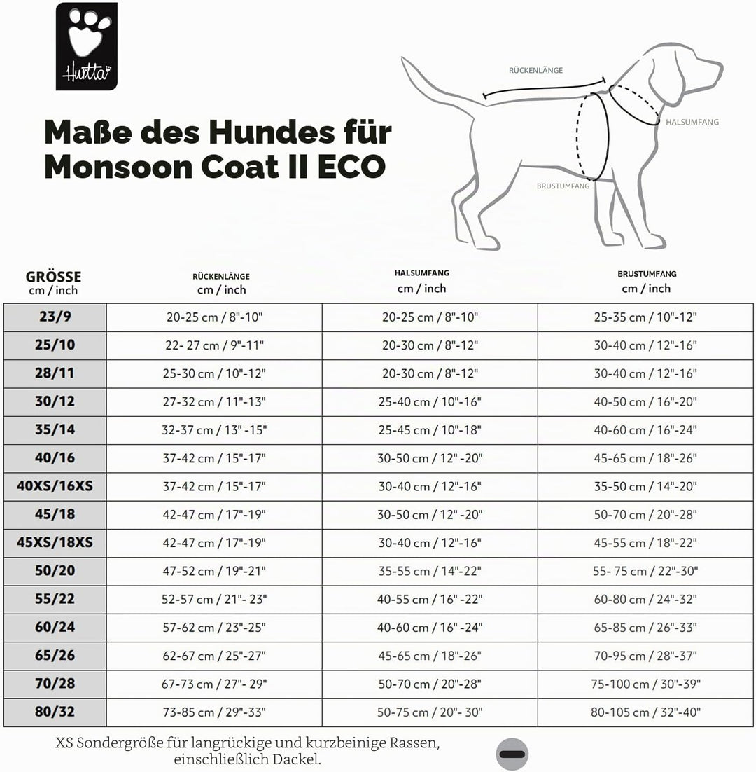 Monsoon Coat II Hundemantel ECO (Desert 50) 50 cm Desert, 50 cm Desert
