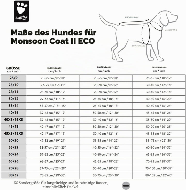 Monsoon Coat II Hundemantel ECO (Desert 50) 50 cm Desert, 50 cm Desert