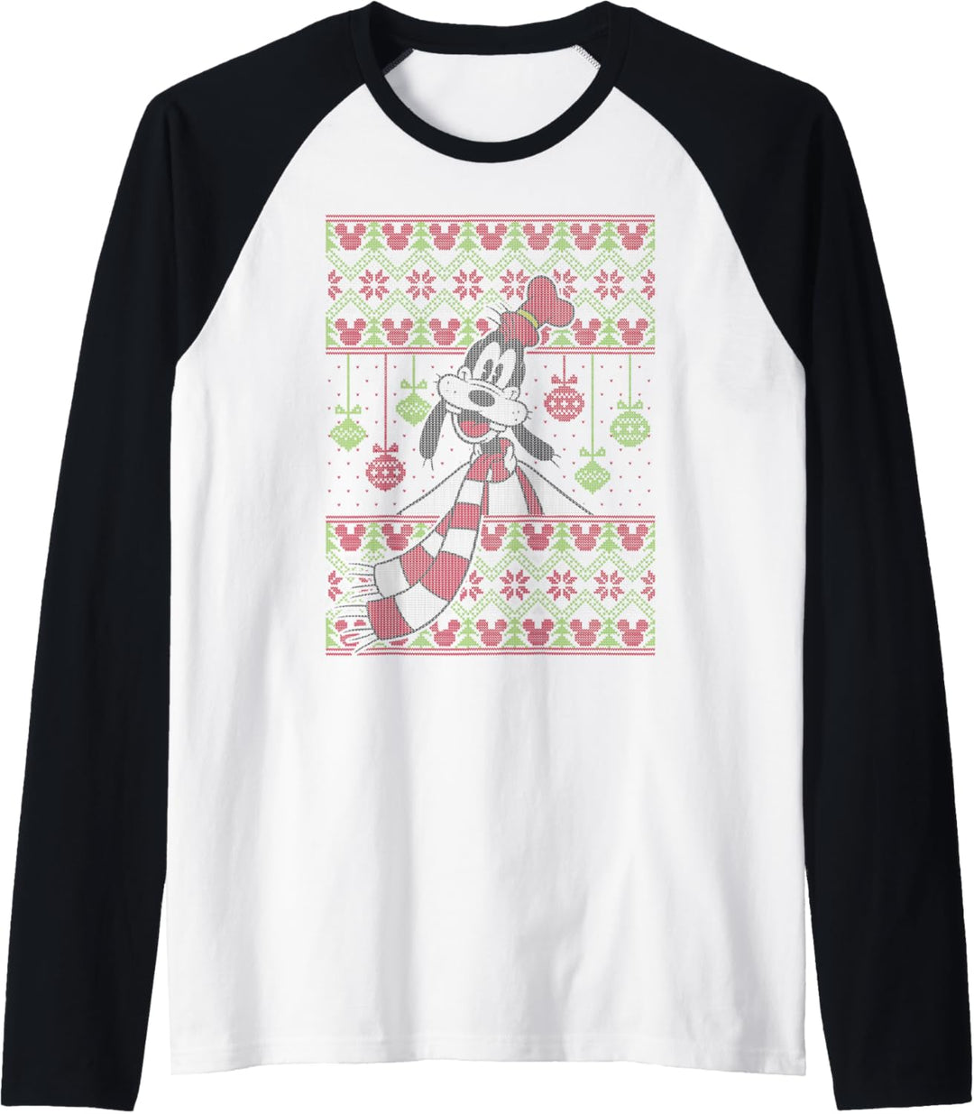Disney Mickey And Friends Weihnachten Goofy Sweater Style Raglan