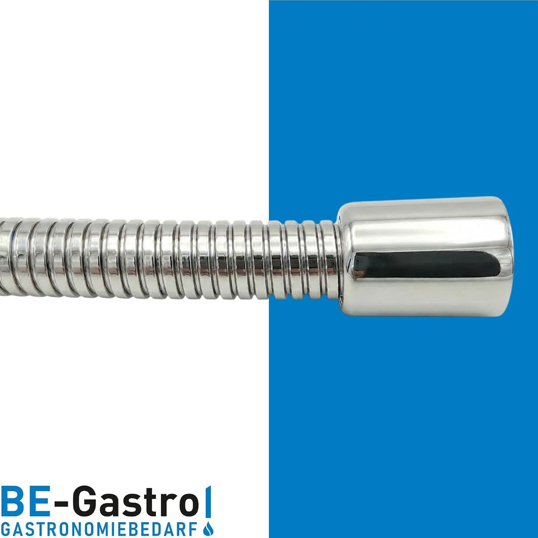 BE-GASTRO® I Profi Gastroschlauch 100cm – Ersatzschlauch für Gastronomie Küchenarmatur &amp; Pendelbraus