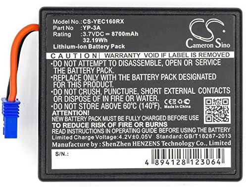 CS-YEC160RX Akkus 8700mAh Kompatibel mit [YUNEEC] H480 Drone Remote Control, ST16 Controller, ST16 P