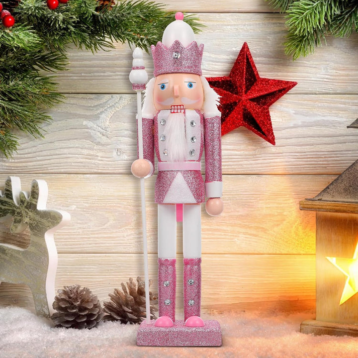 VALICLUD Nussknacker Zahlen Holz Puppen Decor Nussknacker Weihnachten Dekorationen für Home Soldat F