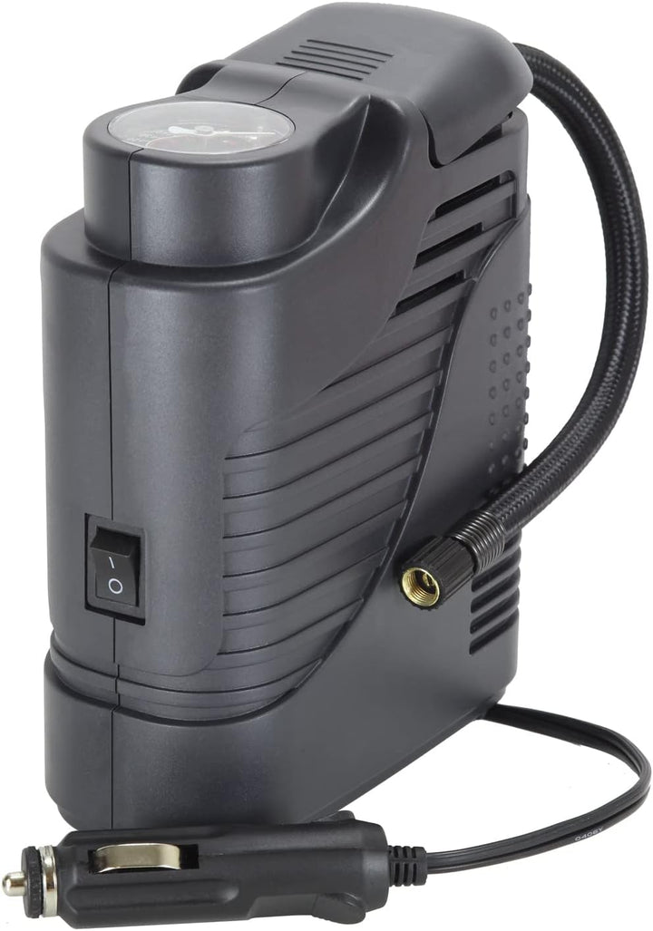 ELASTOFIT Reifenpannenset Compact für alle PKW 12V Kompressor Reifendichtmittel (Compact Blue), Comp