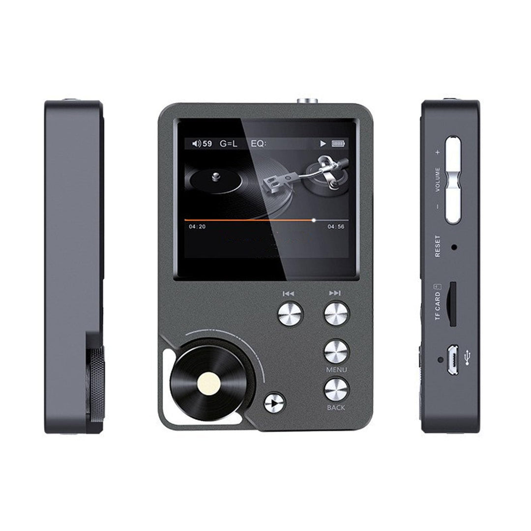 Hi Res MP3 Player, DSD 128 FLAC DAC Hochauflösender Verlustfreier Audio Player mit 64GB Speiche 2.0-