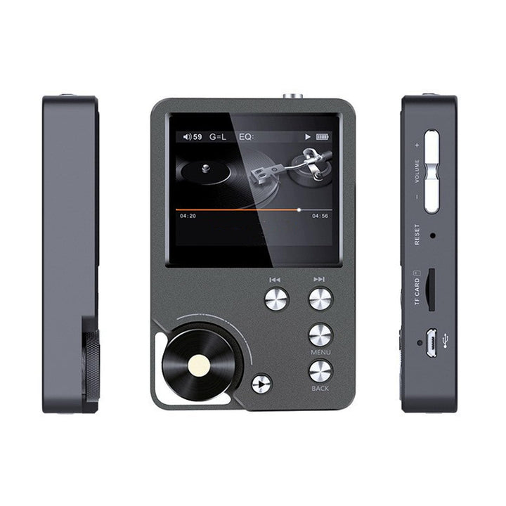 Hi Res MP3 Player, DSD 128 FLAC DAC Hochauflösender Verlustfreier Audio Player mit 64GB Speiche 2.0-