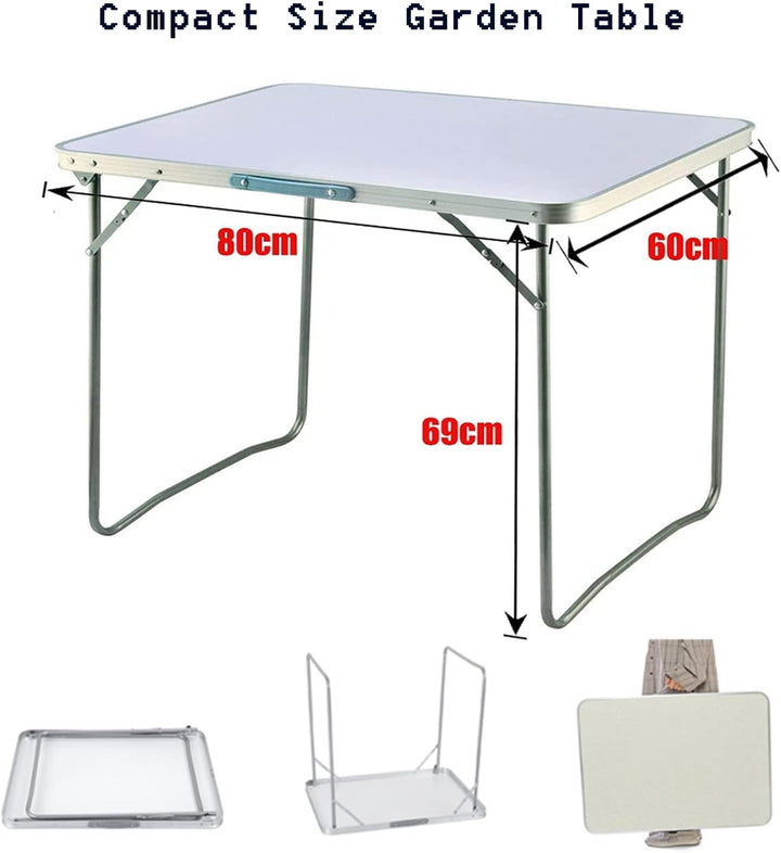 Laptop-Schreibtisch, Bett-Tablett, Tisch mit Griff, Aluminium, faltbar, tragbar, Picknicktisch, Note