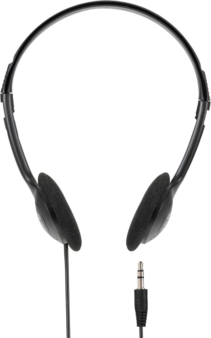 Pronomic KH-10BK HiFi Leicht Kopfhörer (nur 50g Gewicht, Verstellbarer Kopfbügel, ideal für MP3-Play