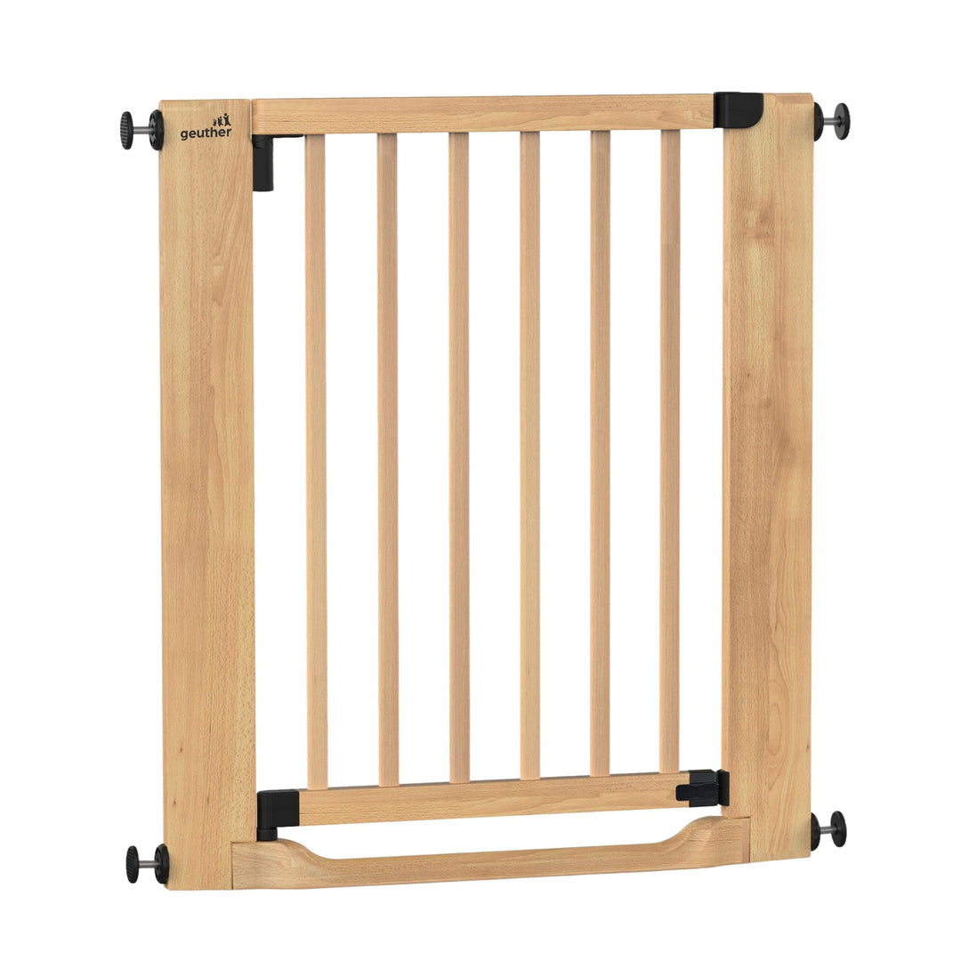 Geuther Easylock Flat Step Treppenschutzgitter ohne Bohren, 71-79 cm Breite, Türschutzgitter zum Kle