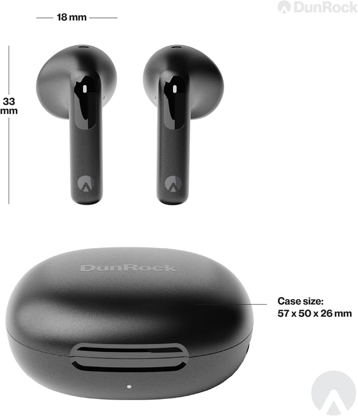 Semi In-Ear Kopfhörer Bluetooth 5.4 – Kabellose Ohrhörer mit Hybrid-ANC, Multipoint, App-Steuerung,