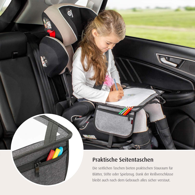 Reer Autorücksitz-Organizer TravelKid Tidy, schmutzabweisend, viele Taschen & Malunterlage für unter