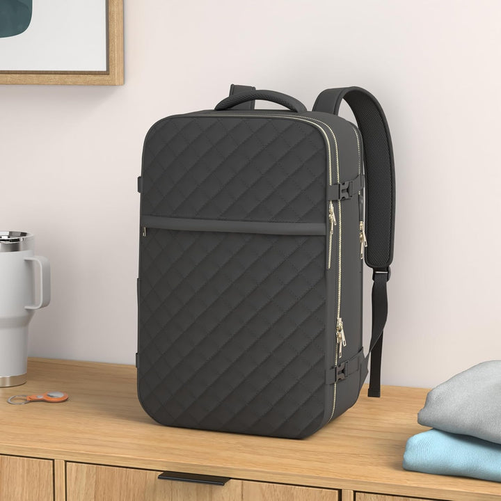 Reiserucksack, Rucksack Handgepäck Flugzeug, Ryanair Handgepäck 46x31x20, mit 17.3 Zoll Laptopfach u