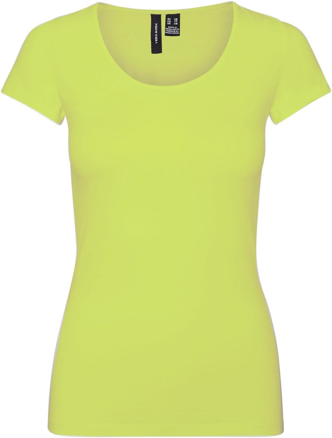 VERO MODA Damen Vmmaxi My Ss Soft U-Neck Noos T-Shirt, 3er Pack (Bright Rose, Wild Lime, Dusty Aqua)