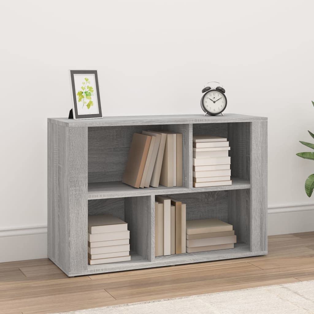 FIRBNUS Bücherschranks 80x30x54 cm mit 3 Fächern Beistellschrank Schubladenschrank Lowboard Lagersch