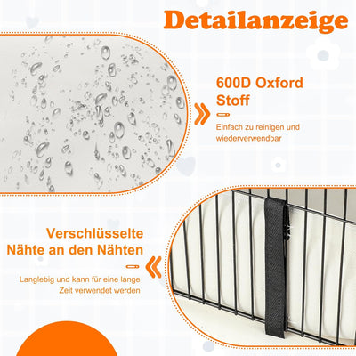 FHTONGE Meerschweinchen Käfig Einlage, Wasserdicht Käfig Unterlage Meerschweinchen Matte für Käfig B