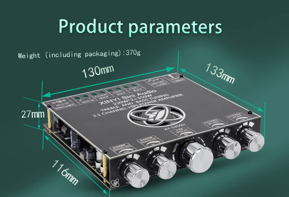 Bluetooth Verstärker Modul Hifi Stereo - 2.1 Audio Amplifier Board TPA3251 Mini Digital Tuner Endstu