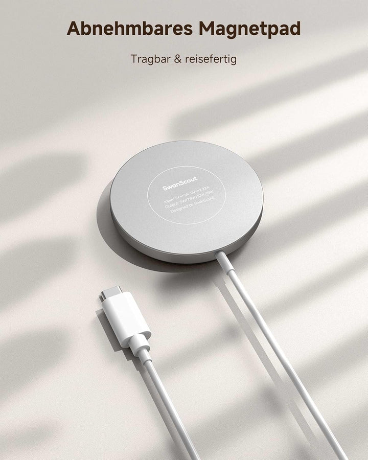 Wireless Charger für iPhone und Apple Watch, SwanScout 711M, Magnetisches Ladegerät für iPhone Air/1