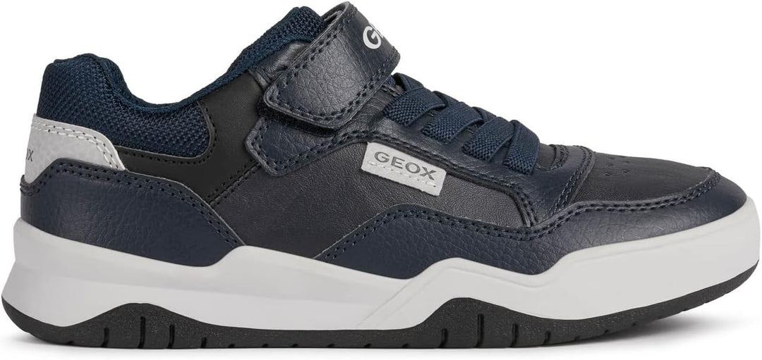 Geox Jungen J Perth Boy B Sneakers, 29 EU Navy Lt Grey