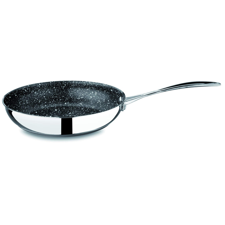 MEPRA, GLAMOUR STONE, 24 cm antihaftbeschichtete Bratpfanne, Edelstahl-Finish Glamour Stone Bratpfan