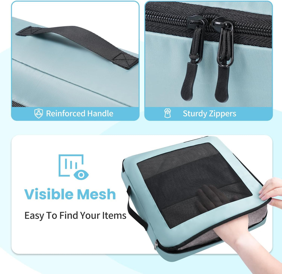Packing Cubes for Suitcase 8 Set, Leichtgewichtige Gepäck Packing Organizer Packing Cubes für Reisez