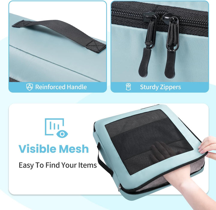 Packing Cubes for Suitcase 8 Set, Leichtgewichtige Gepäck Packing Organizer Packing Cubes für Reisez