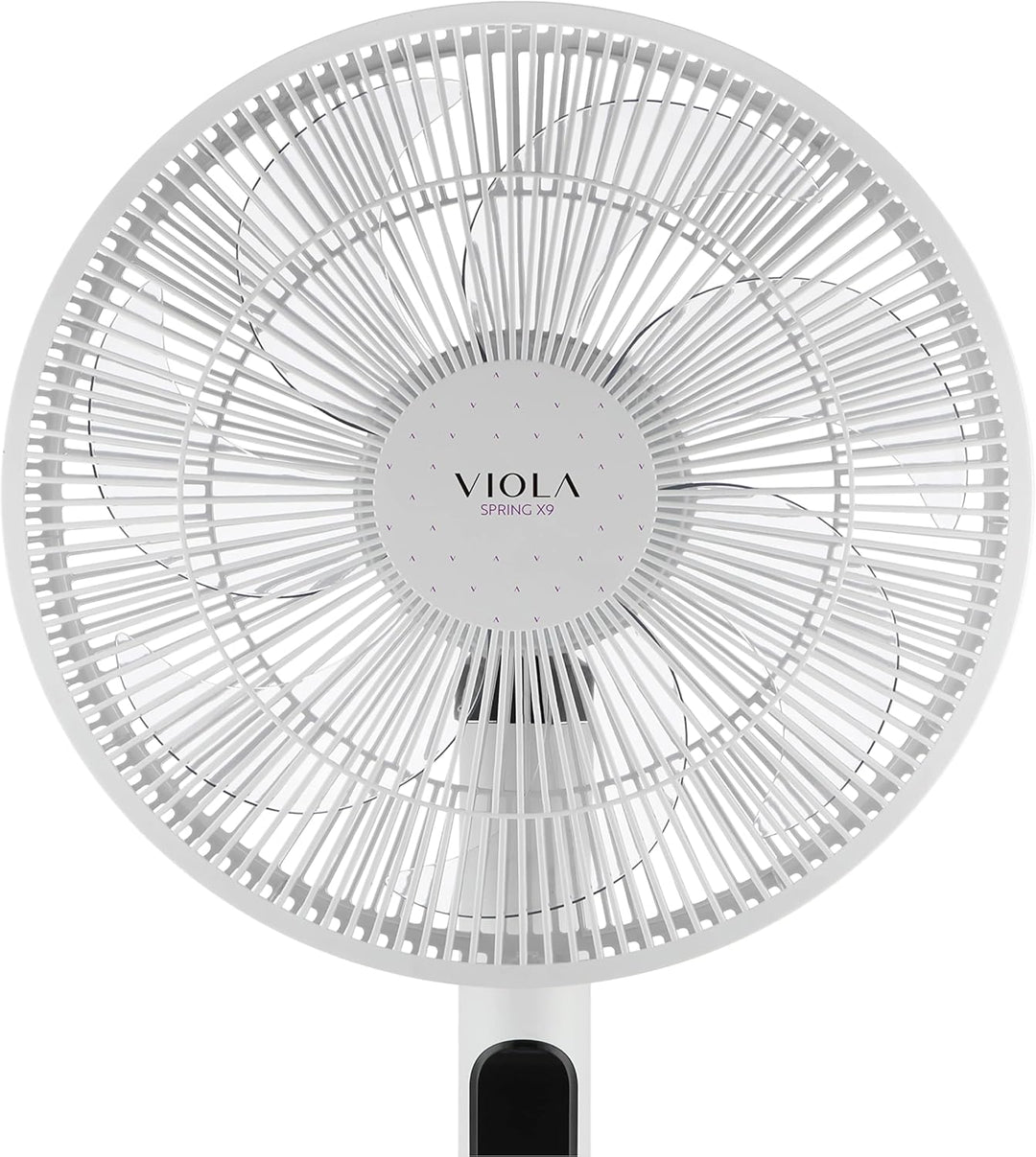 VIOLA Leiser Standventilator mit Fernbedienung, leistungsstarker digitaler Motor, geringer Stromverb
