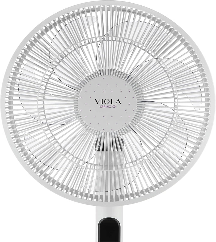 VIOLA Leiser Standventilator mit Fernbedienung, leistungsstarker digitaler Motor, geringer Stromverb
