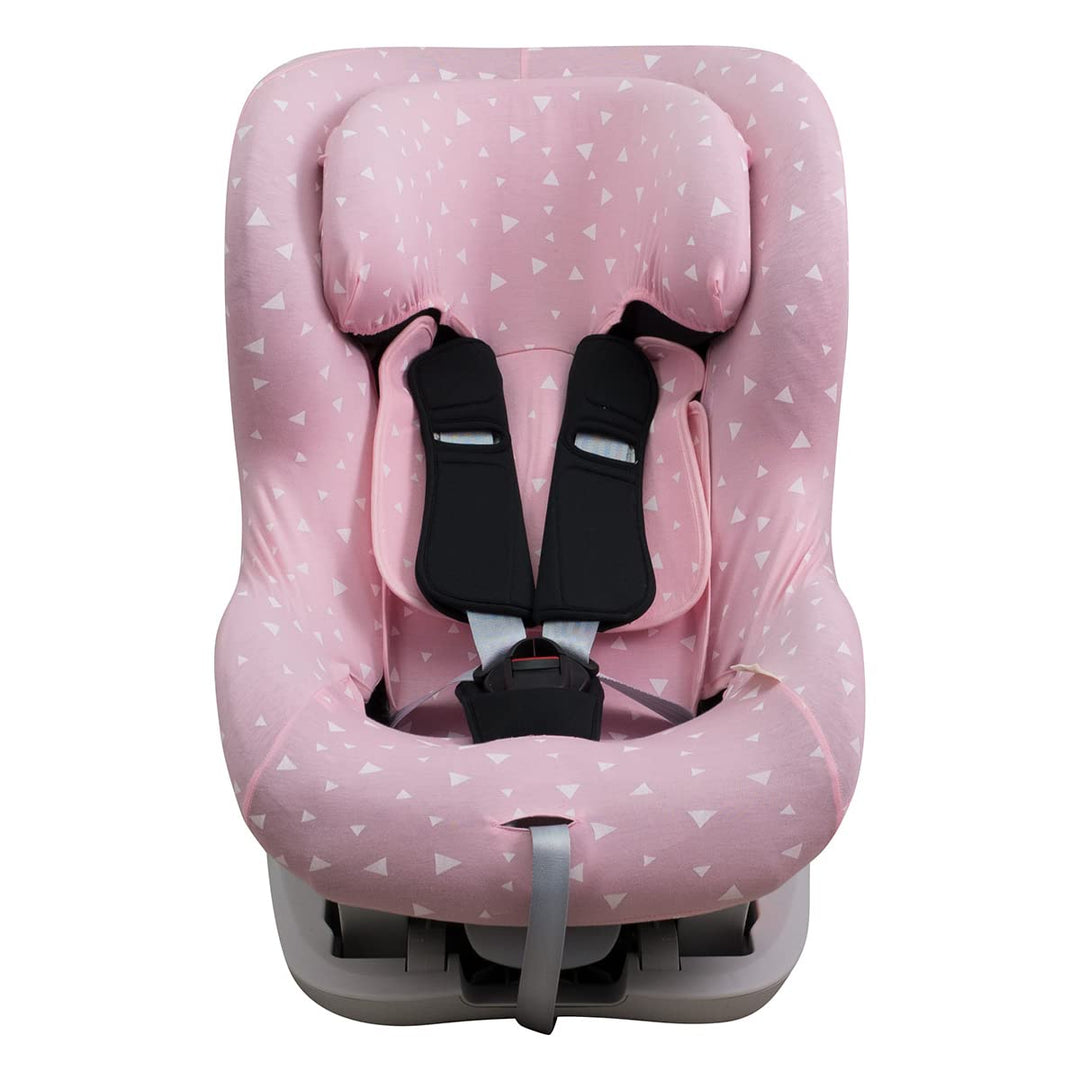 JYOKO Kids Bezug kompatibel mit Romer King II, Trifix (Pink Sparkles), Pink Sparkles