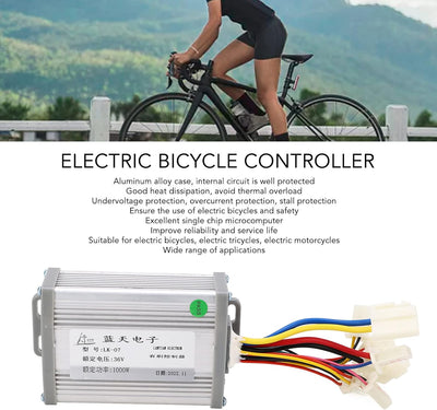 Alomejor 36V 1000W Motorsteuerung Gaspedal-Kit für Elektrofahrrad-Modifikationskit