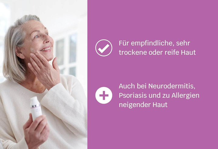 SIRIDERMA Exklusiv Vital Creme | 50 ml | Ohne Duftstoffe | Glättende Pflege für anspruchsvolle und r