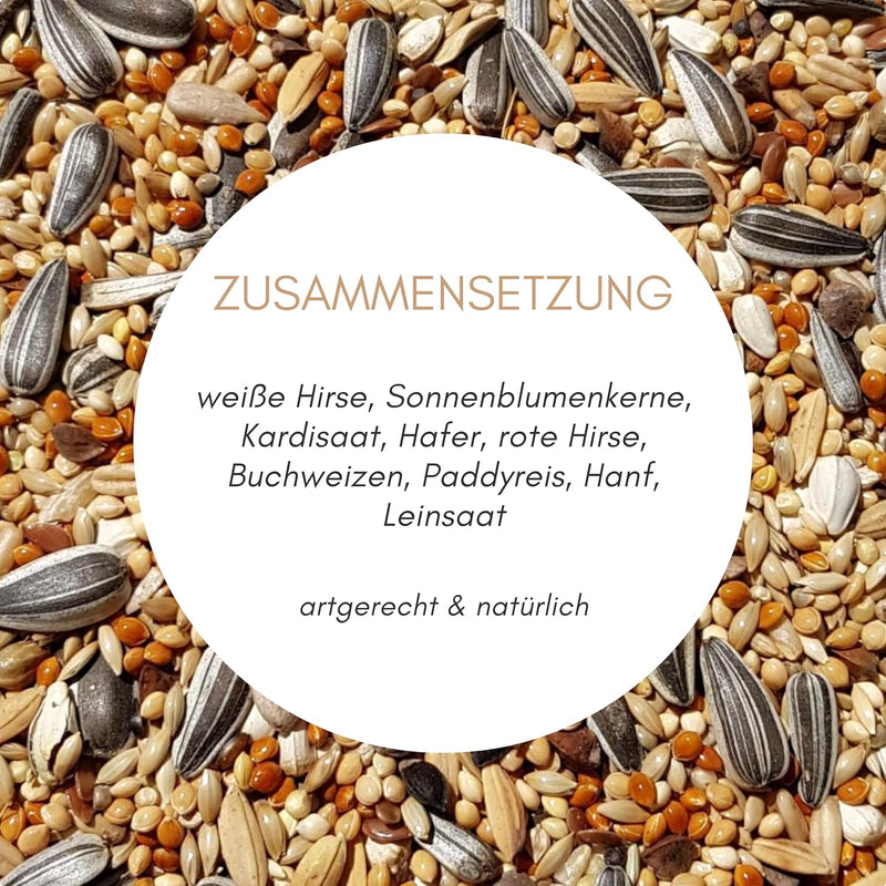 SUPRAVIT Grosssittichfutter 25 kg - Körnermischung für Grosssittiche - Grosssittich Vogelfutter mit