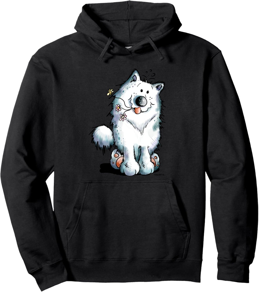 Süsser Samojede Hund Samojeden Geschenk für Hundefreunde Pullover Hoodie