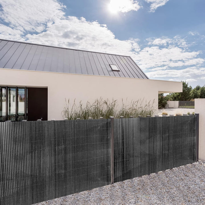 CCLIFE PVC Sichtschutzmatte Sichtschutz Sichtschutzzaun Windschutz UV-beständig für Balkon Garten Te