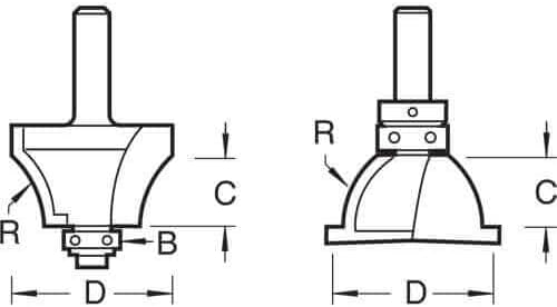 Trend CR/SSP2X1/4TC Schulterprofilschneider