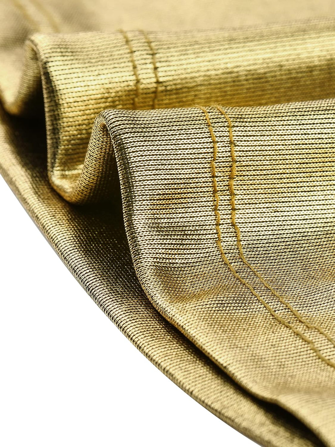 Allegra K Damen Sexy Metallic Party Top Outfit Festival Glitzer Kurzarm Rundhals T-Shirt Oberteil Bl