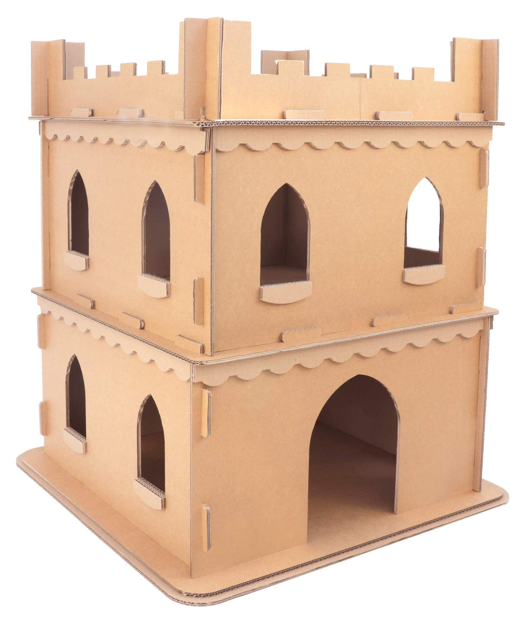 Katzenburg aus Wellpappe, Katzenhöhle, Katzenhaus, Katzenschloss, Katzenbedarf, Katzenkorb, Katzenvi