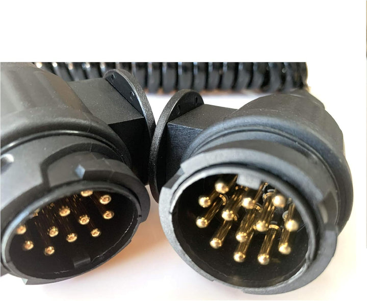 JVJ Spiralkabel Verlängerungskabel 3M 13-13 polig 13-polig Auf 13- polig Anhängerkabel