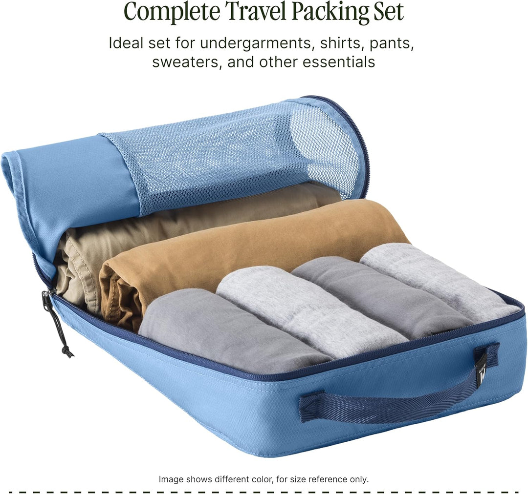 Eagle Creek Pack-It Reveal Packwürfel Set XS/S/M I 3er Set mit Mesh-Sichtfenster I Für Kofferorganis