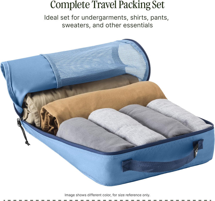 Eagle Creek Pack-It Reveal Packwürfel Set XS/S/M I 3er Set mit Mesh-Sichtfenster I Für Kofferorganis
