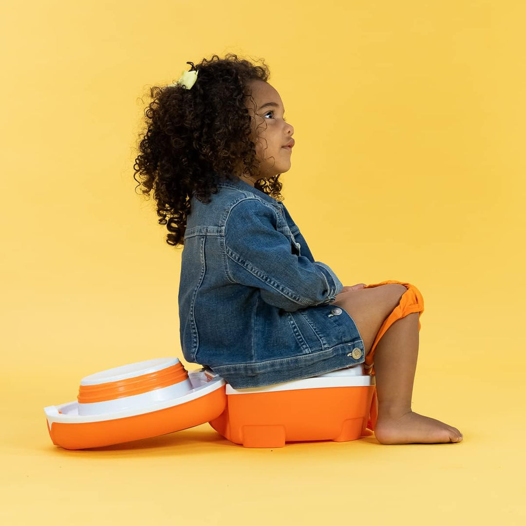 My Carry Potty - Clownfish Reise-Töpfchen, preisgekrönter tragbarer Kleinkind-Toilettensitz für Kind