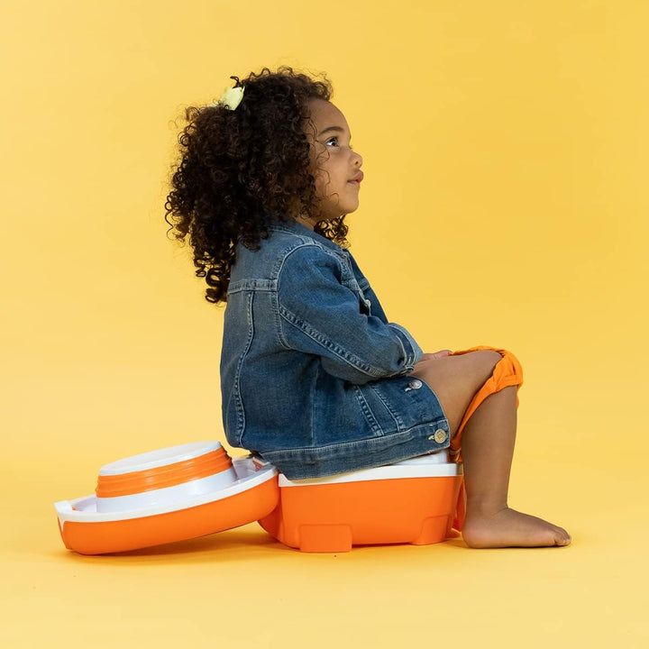 My Carry Potty - Clownfish Reise-Töpfchen, preisgekrönter tragbarer Kleinkind-Toilettensitz für Kind