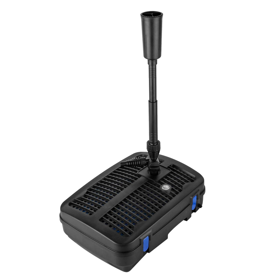 Forever Speed 4 in 1 Teichpumpe Springbrunnenpumpe mit Filter, 11W UV-Klärer, 2500l/h, mit 10m Strom