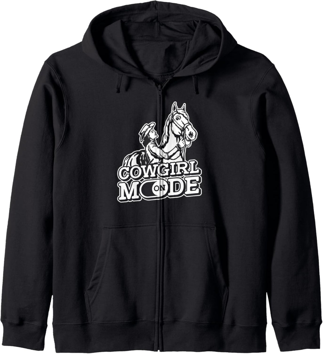 Cowgirl Western Country - Westernreiten Pferd Rodeo Kapuzenjacke