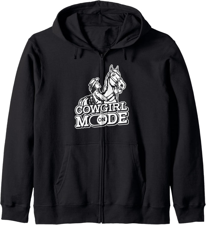 Cowgirl Western Country - Westernreiten Pferd Rodeo Kapuzenjacke