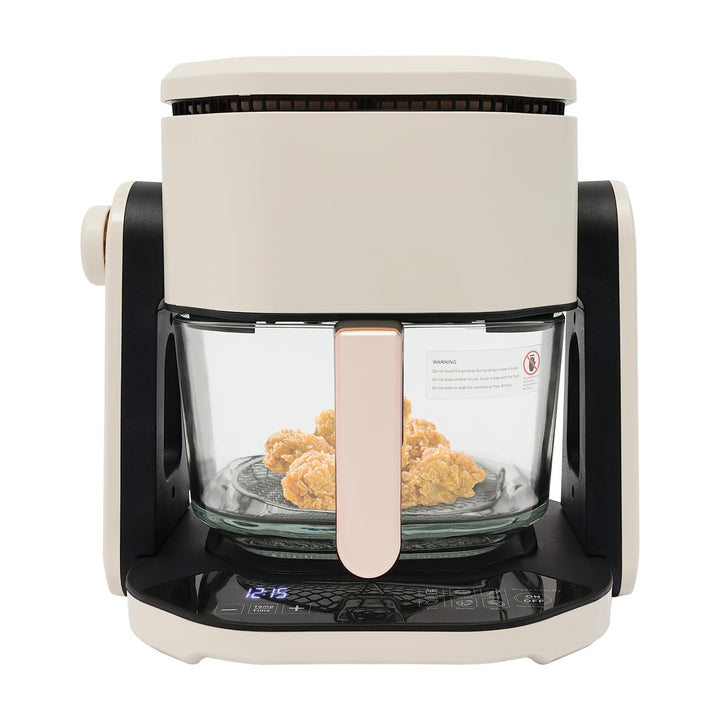 4.5L 1500W Heissluftfritteuse mit Sichtbarem Glas-Korb Multifunktionale Heissluftfritteuse mit Grill