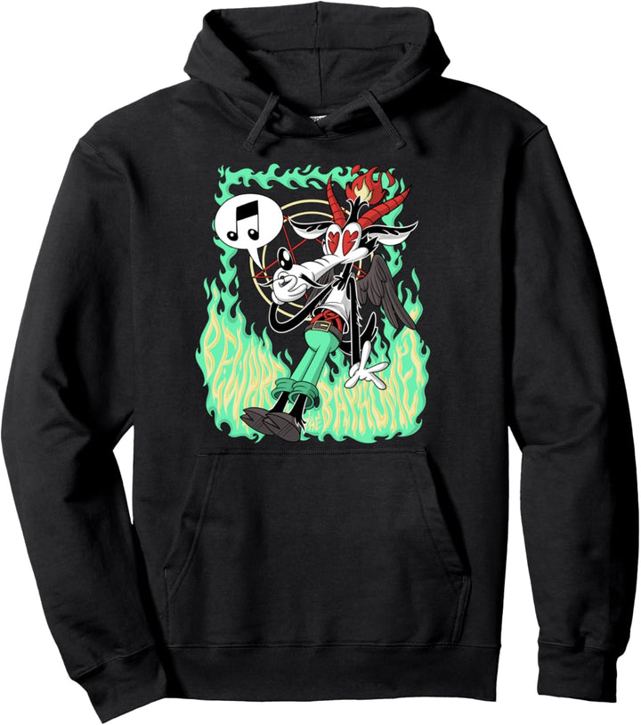 Beware the Baphomet Lustig Vorsicht vor der bösen Wolfspfei Pullover Hoodie