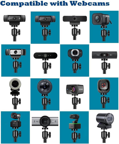 AYIZON Tisch-Webcam-Ständer, Webcam-Armhalterung für Logitech MX Brio 4K, Brio 4K, Brio 500 Webcams