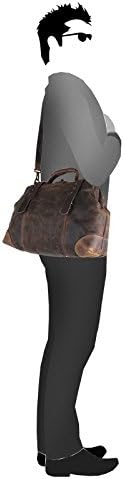 Greenland Nature Classic Bügeltasche Doktorkoffer Leder 37 cm Brown, Brown