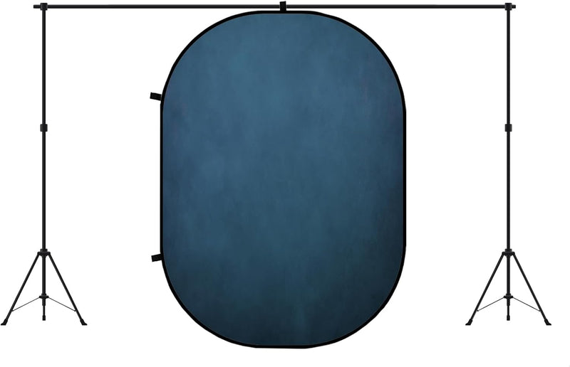 Kate 1.5x2m Blau/Beige Falthintergrund Fotografie Faltbarer Studio Hintergrund Faltender Hintergrund